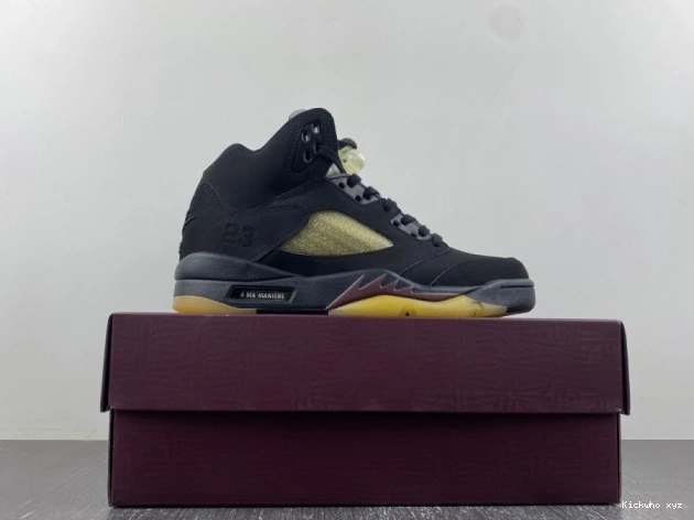 Air FD1330-001 x Black Jordan 5 Ma Maniere A 0823